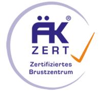 Logo "ÄKzert - zertifiziertes Brustzentrum"