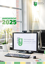 Titelbild des Jahresberichts 2025 der Ärztekammer Westfalen-Lippe