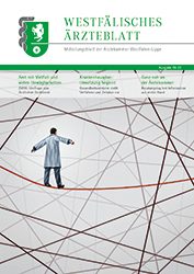 Titelblatt des Westfälischen Ärzteblattes Ausgabe 09/2022