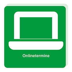 Button "Onlinetermine"