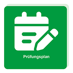 Button "Prüfungsplan"