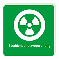 Hier gelangen Sie zum Menüpunkt Strahlenschutzverordnung.